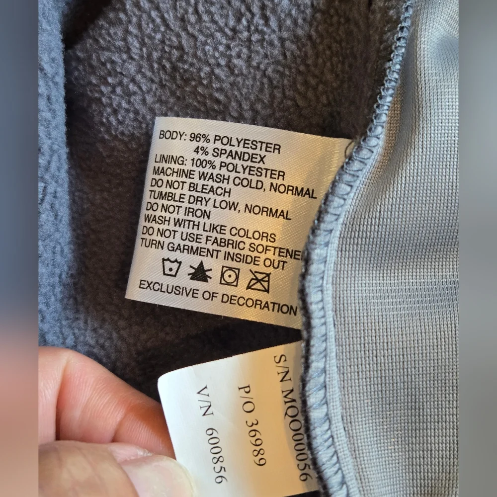 Clique Men's Gray and Black Performance Jacket Size XL